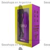 HITSENS 3 - Dildo de Silicona de Doble Densidad (Color Lila)